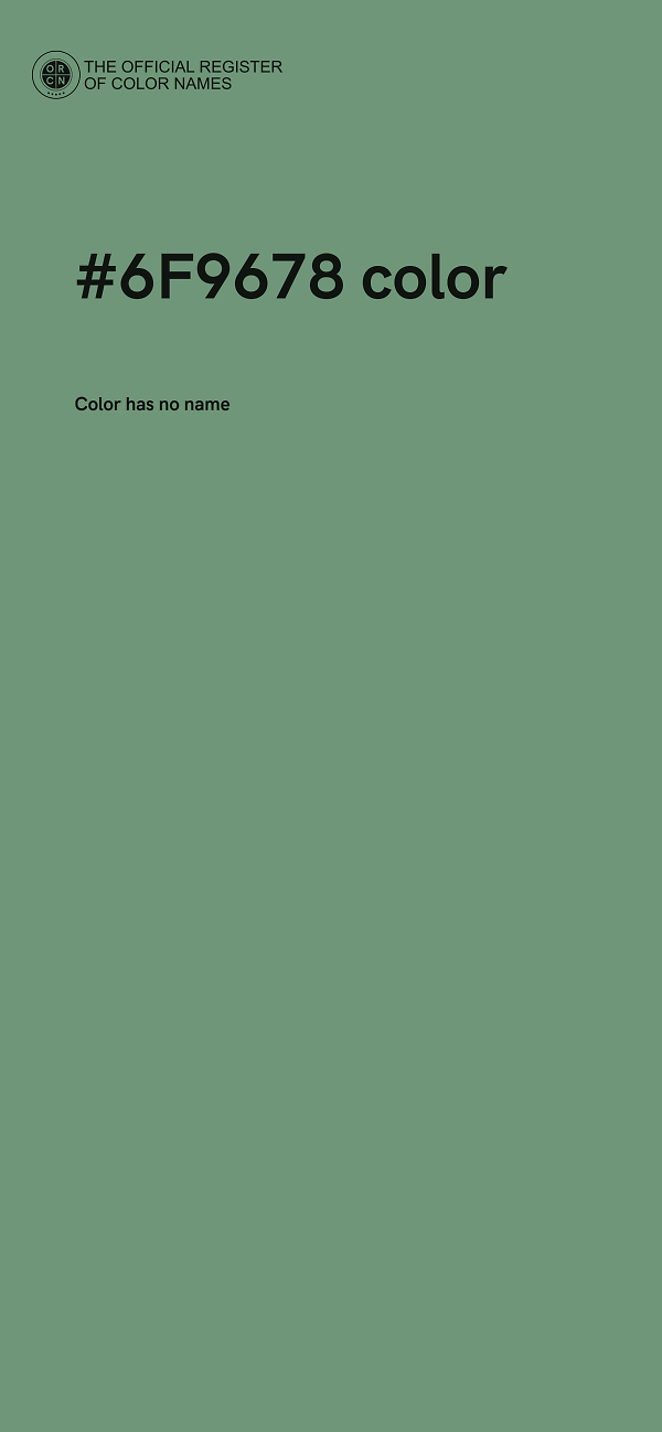 #6F9678 color image