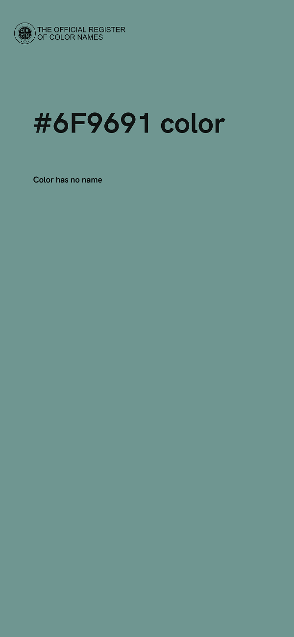 #6F9691 color image
