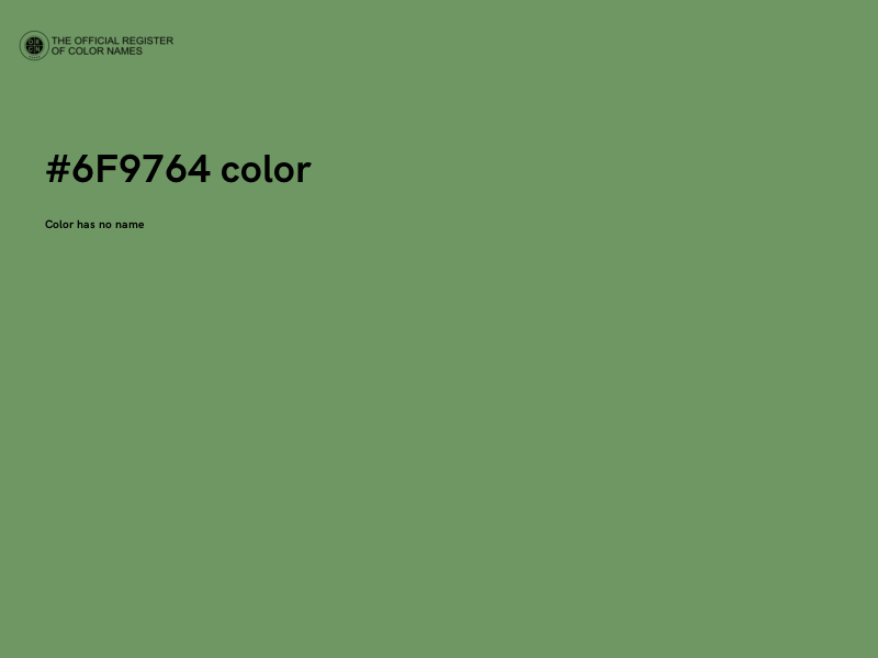 #6F9764 color image