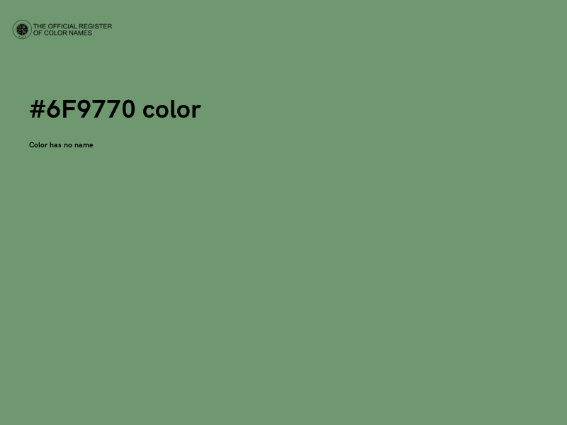#6F9770 color image