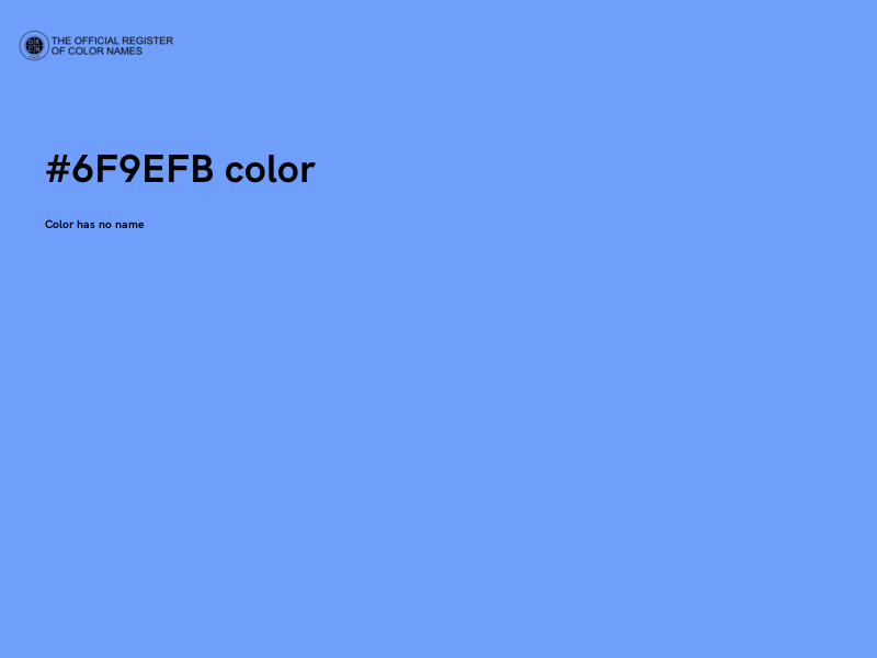 #6F9EFB color image