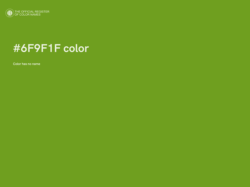 #6F9F1F color image