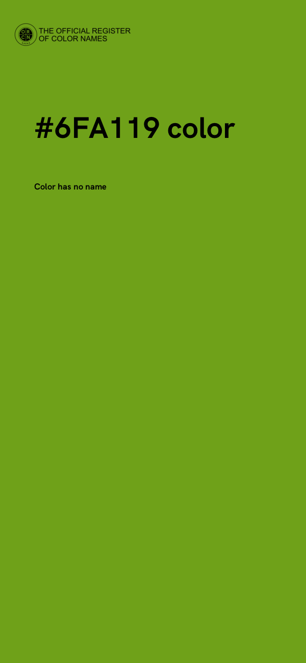 #6FA119 color image