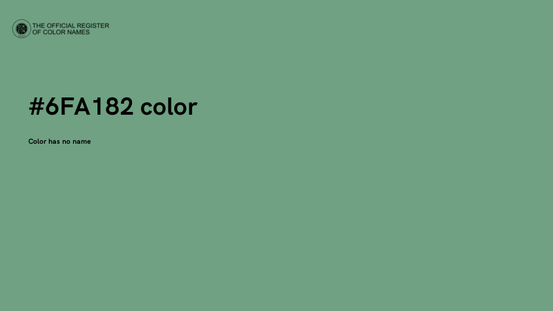 #6FA182 color image