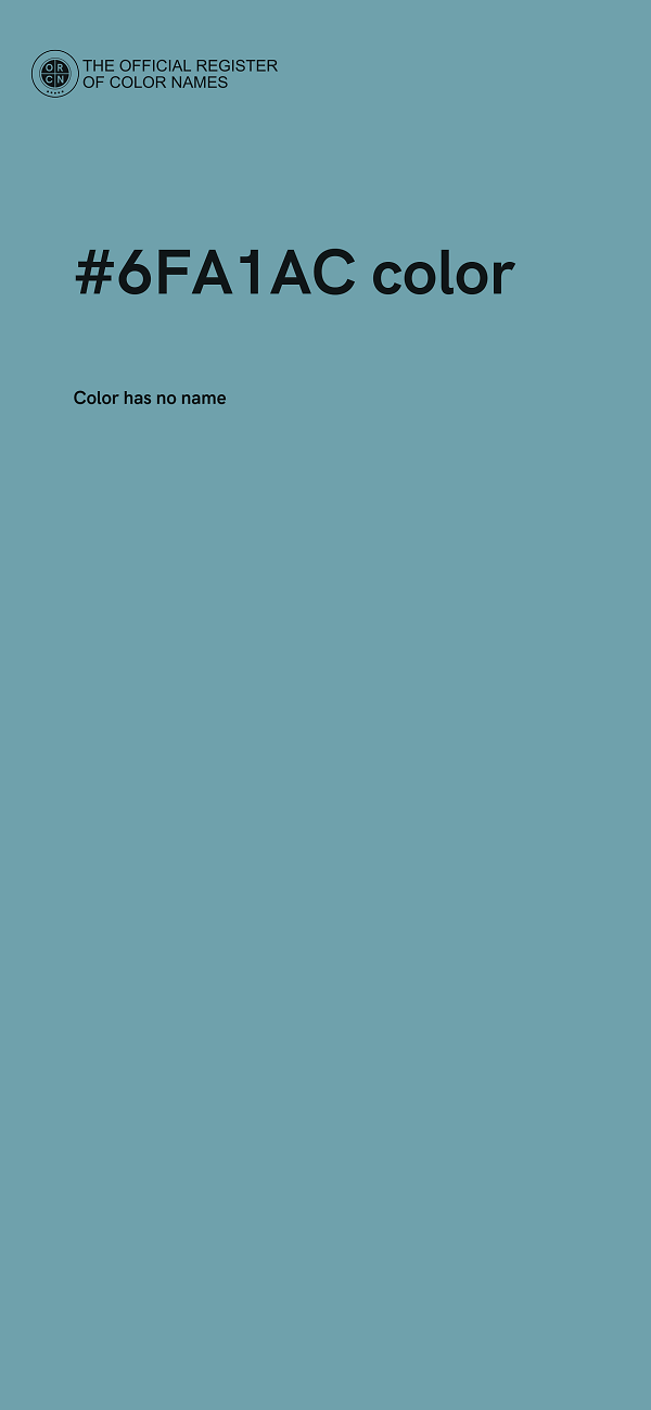 #6FA1AC color image