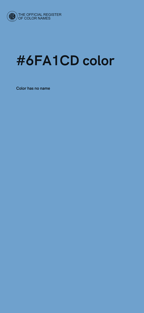 #6FA1CD color image