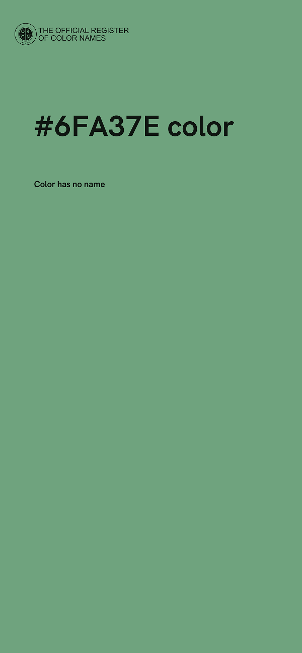 #6FA37E color image