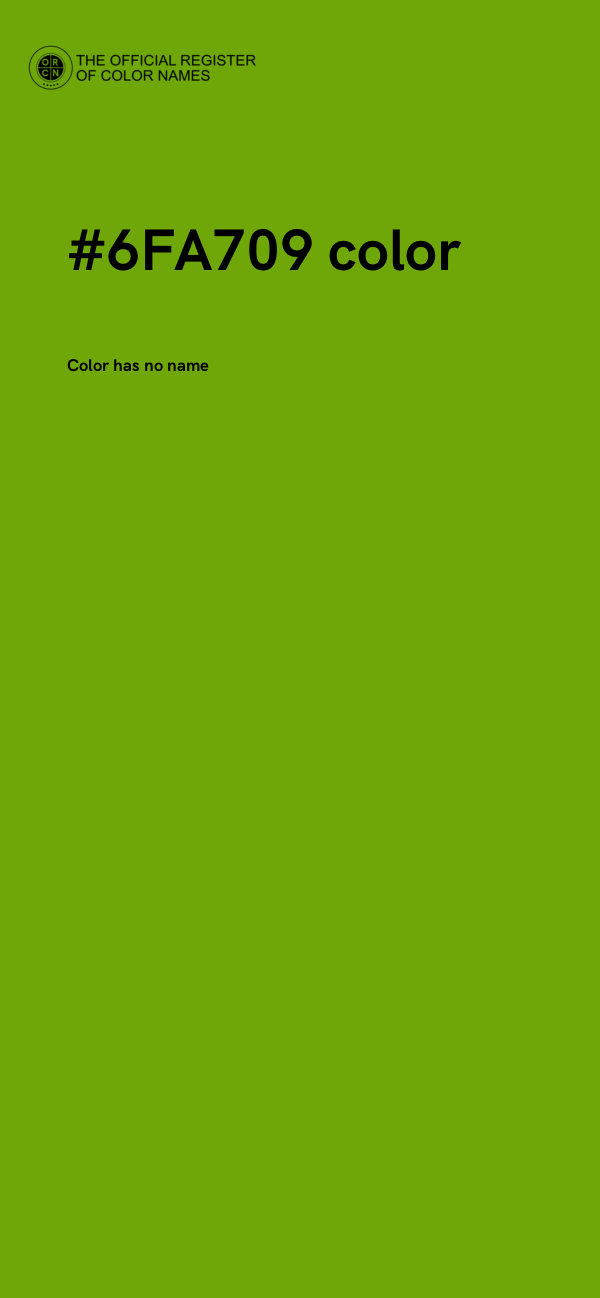 #6FA709 color image