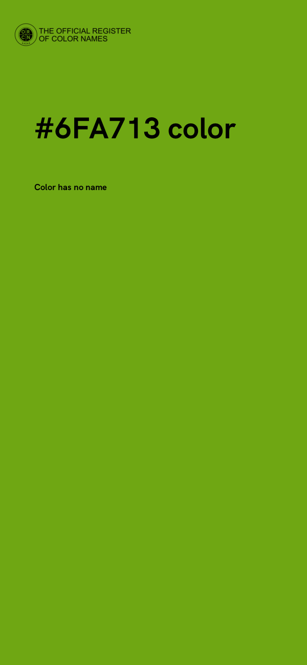 #6FA713 color image