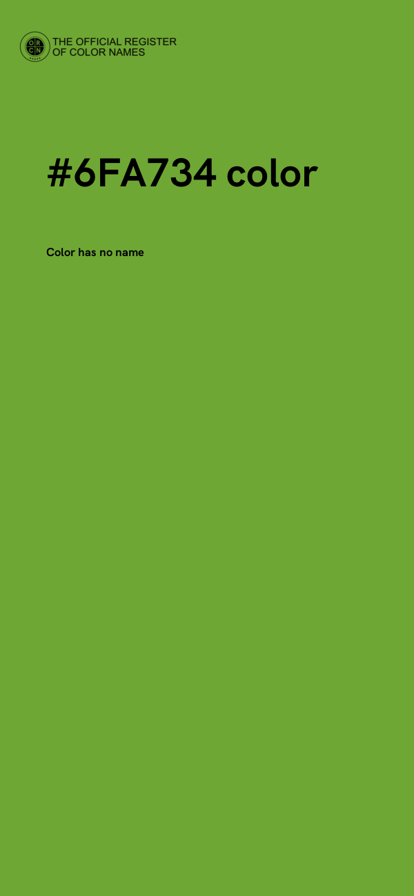 #6FA734 color image
