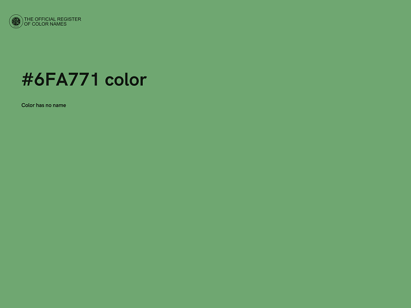 #6FA771 color image