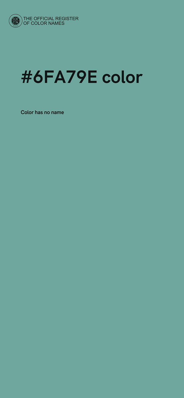 #6FA79E color image