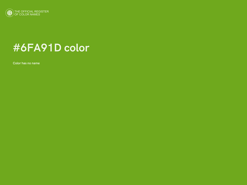 #6FA91D color image