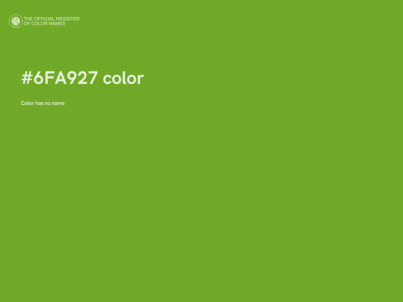 #6FA927 color image