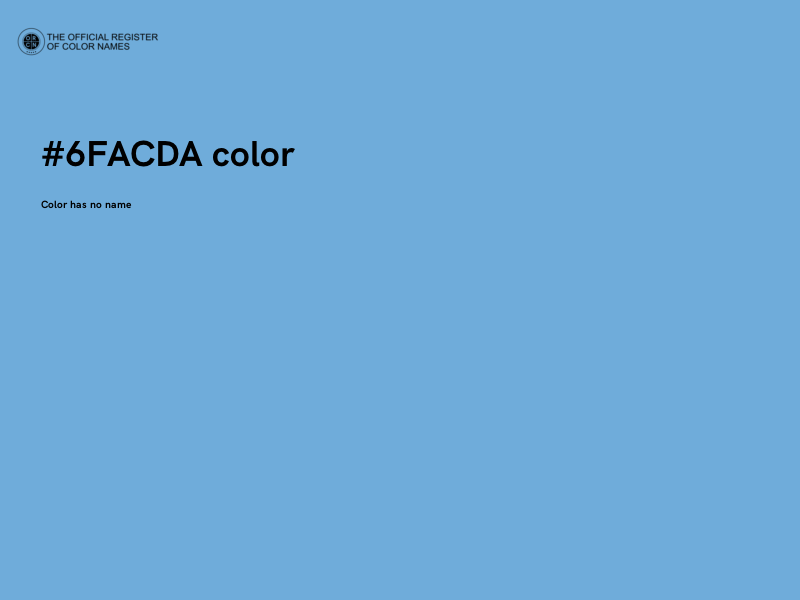 #6FACDA color image