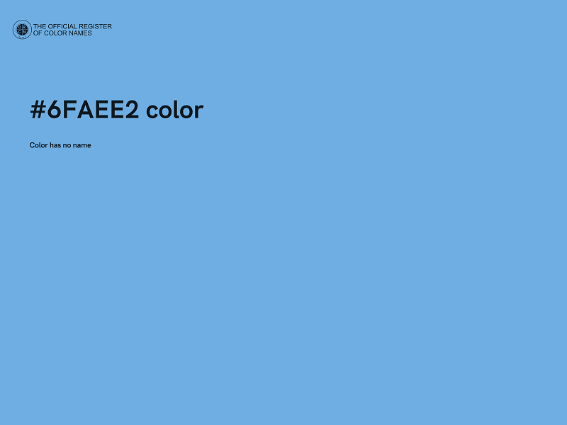 #6FAEE2 color image