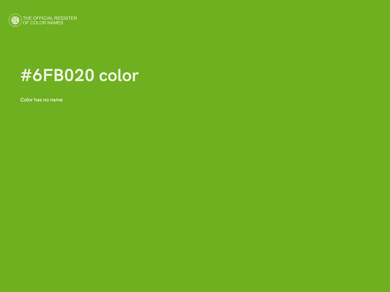 #6FB020 color image