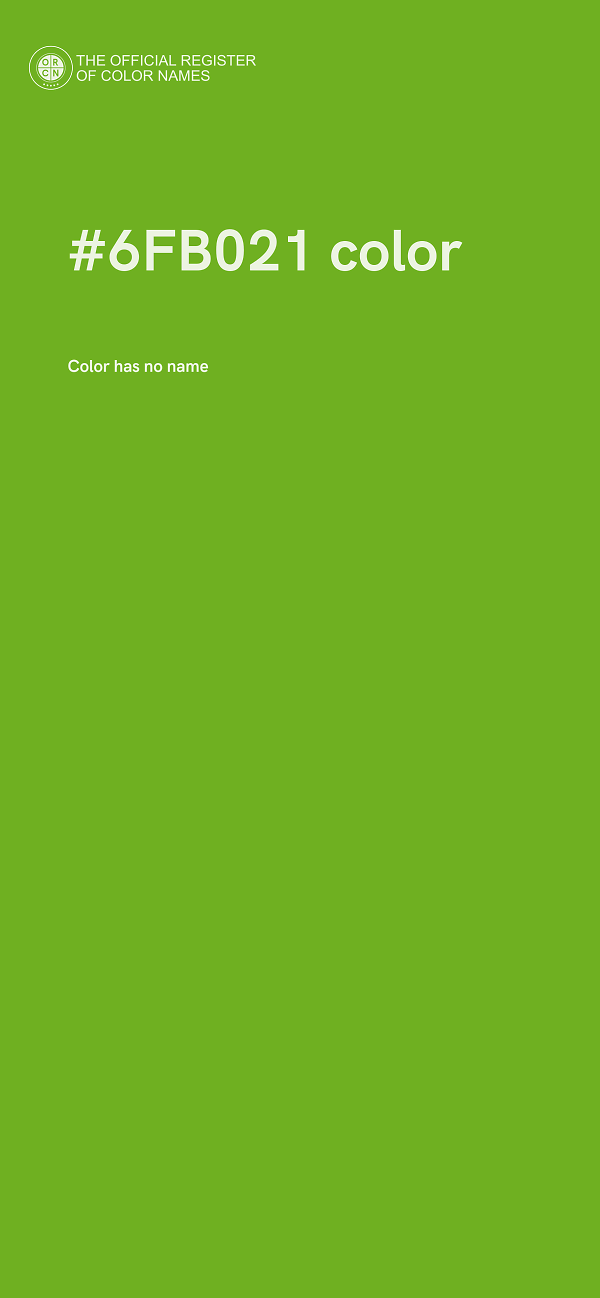 #6FB021 color image