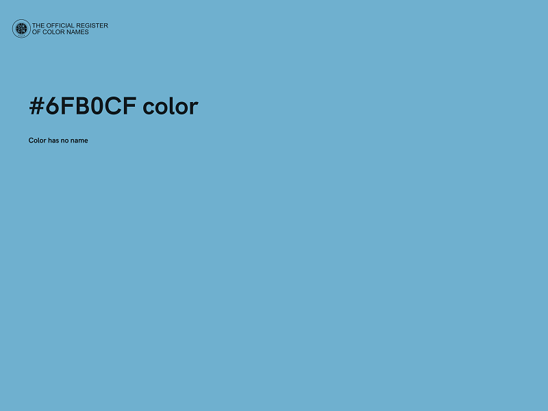 #6FB0CF color image