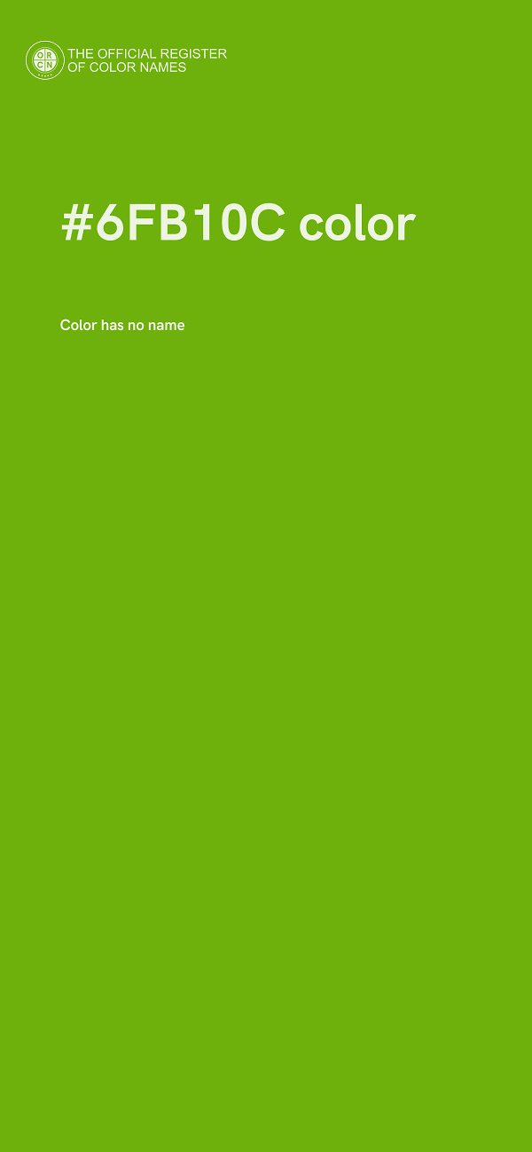 #6FB10C color image