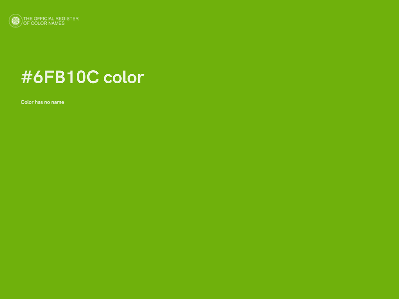 #6FB10C color image