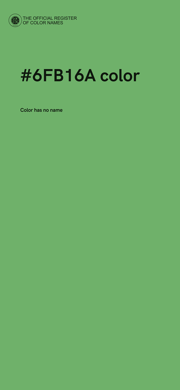 #6FB16A color image