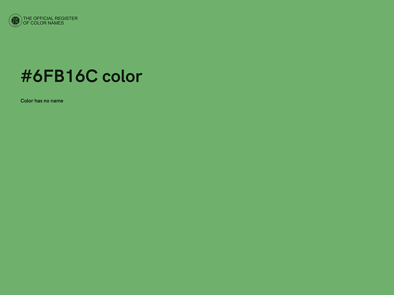 #6FB16C color image