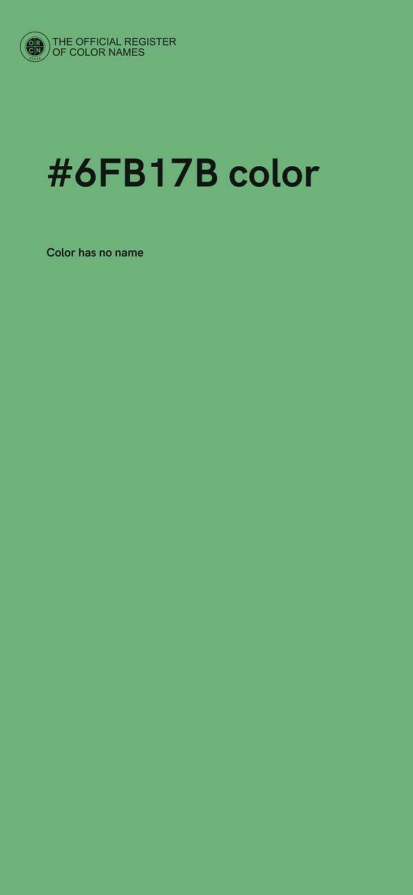 #6FB17B color image