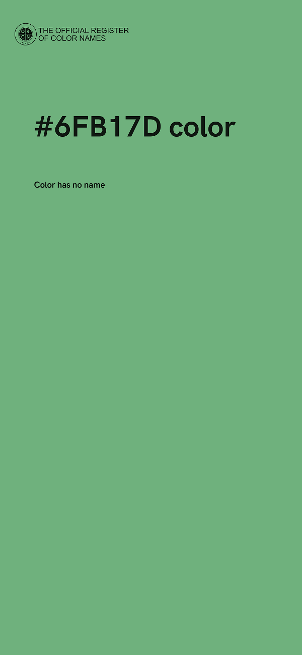 #6FB17D color image