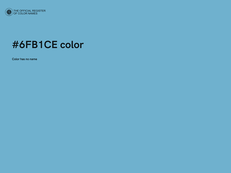 #6FB1CE color image