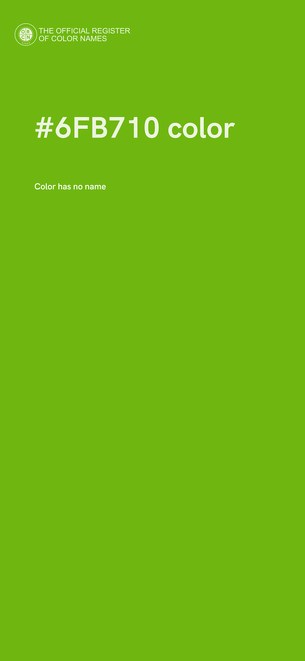 #6FB710 color image