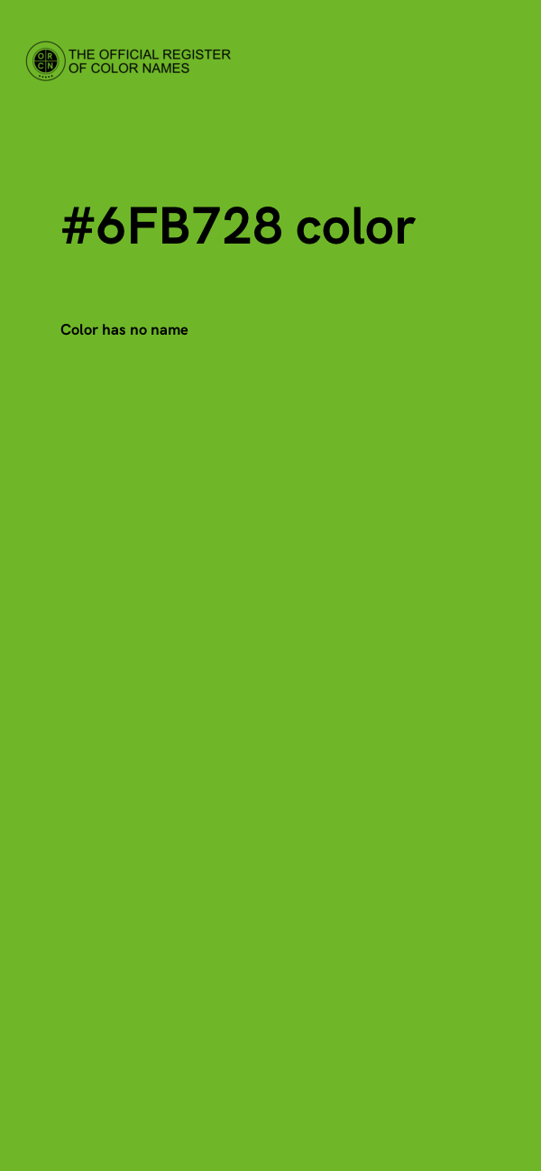 #6FB728 color image