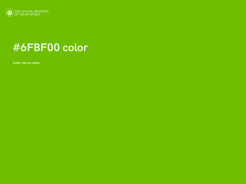 #6FBF00 color image