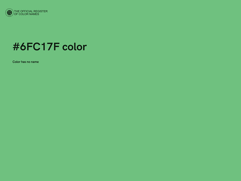#6FC17F color image