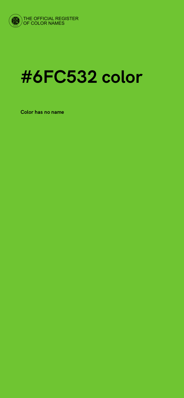 #6FC532 color image