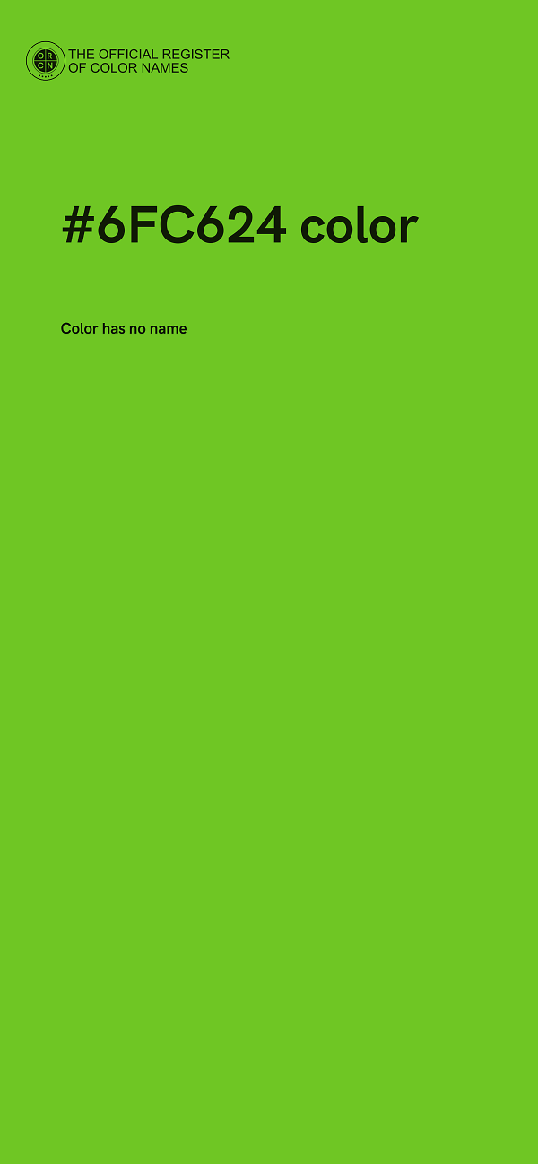 #6FC624 color image