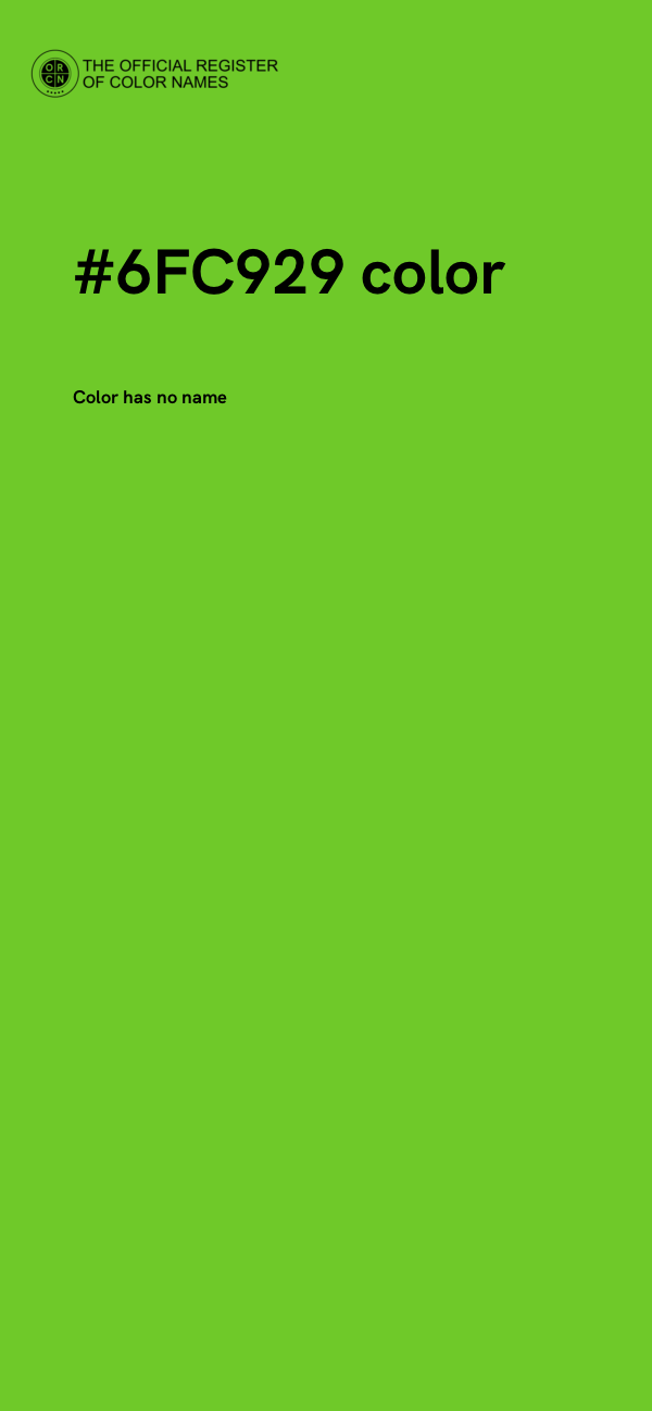 #6FC929 color image