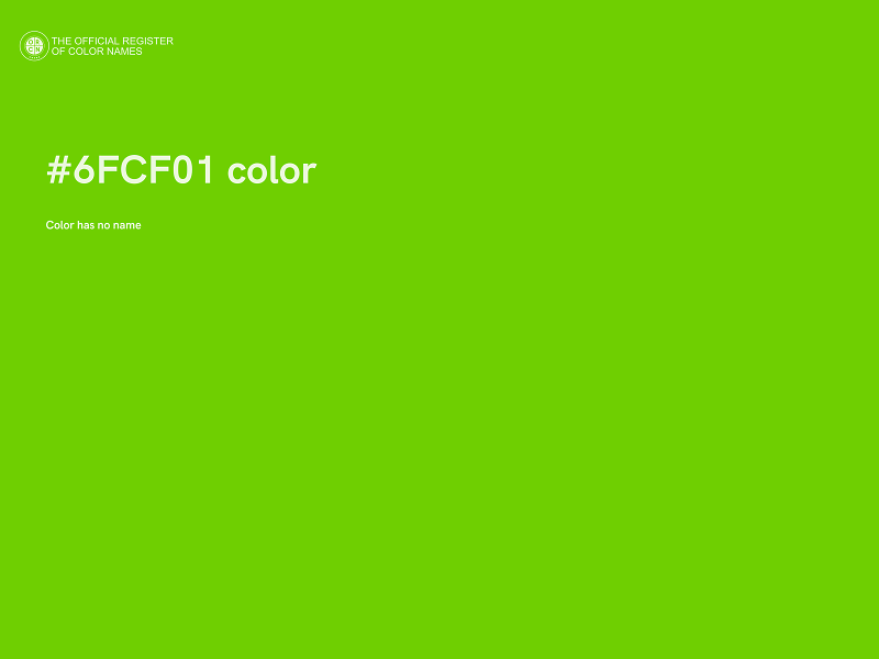 #6FCF01 color image