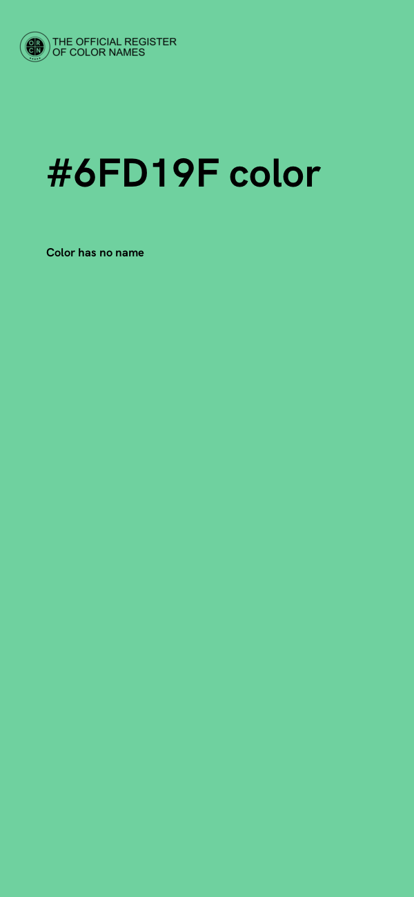 #6FD19F color image
