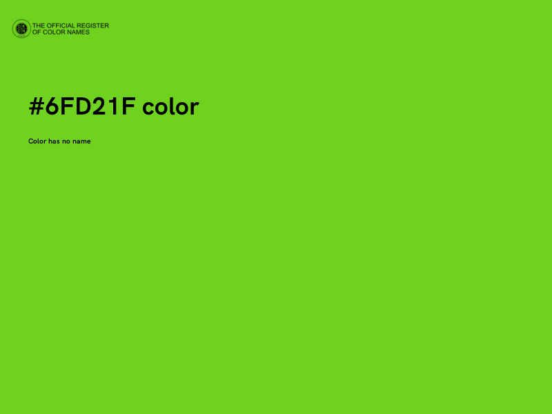 #6FD21F color image