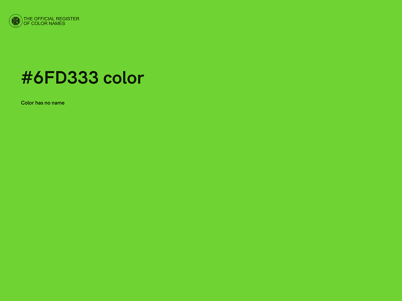 #6FD333 color image