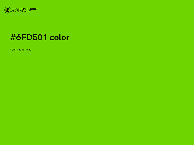 #6FD501 color image