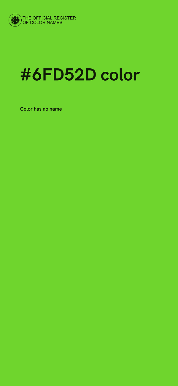#6FD52D color image