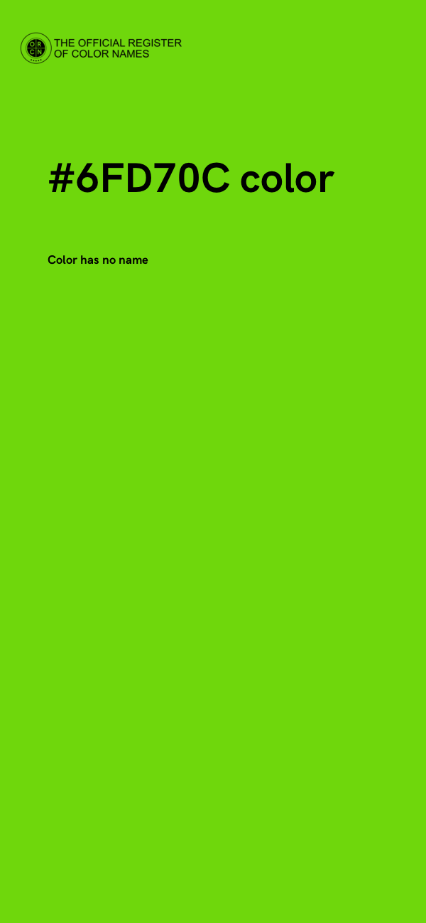 #6FD70C color image