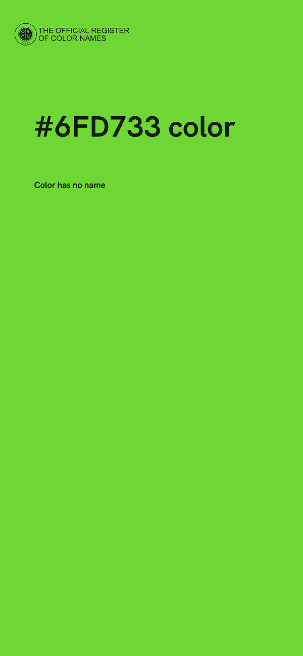 #6FD733 color image