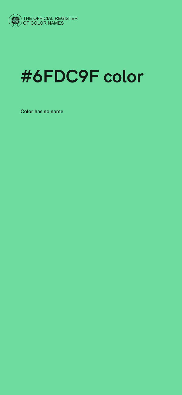 #6FDC9F color image