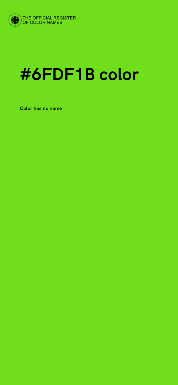 #6FDF1B color image