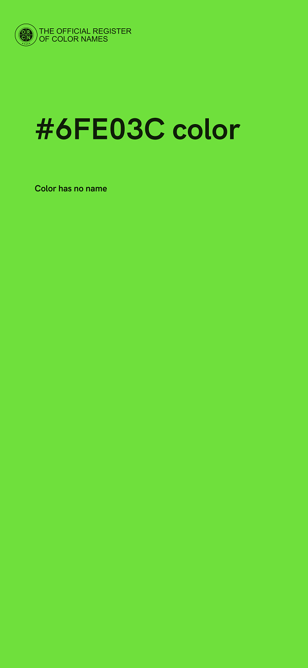 #6FE03C color image