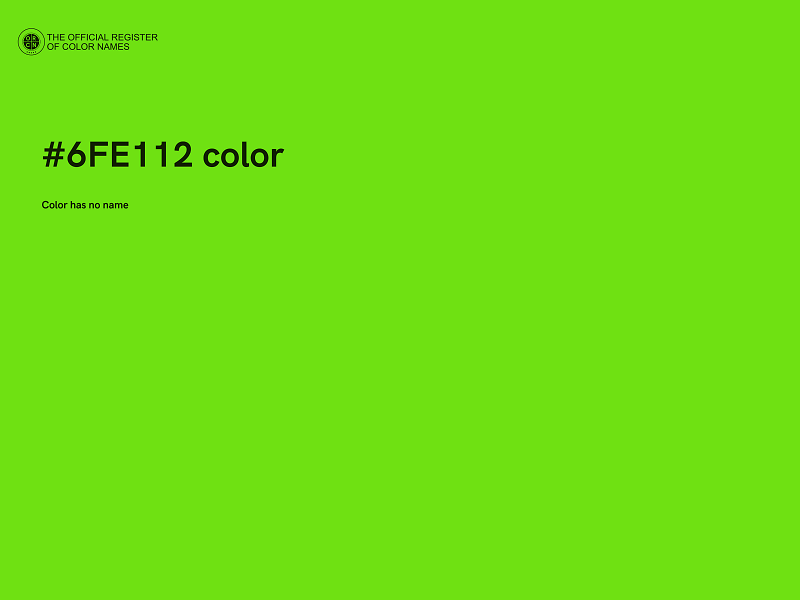 #6FE112 color image