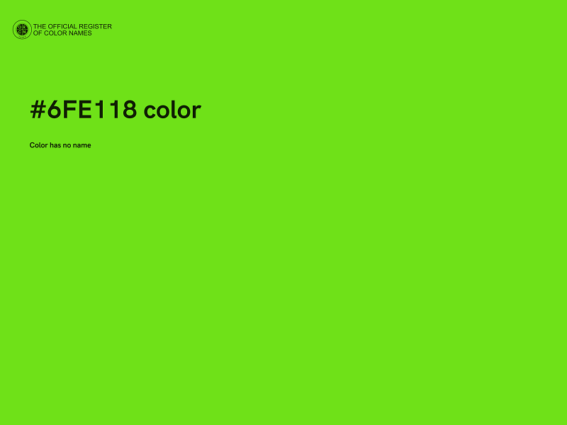 #6FE118 color image